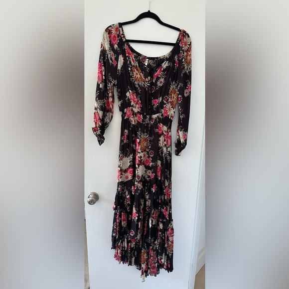 Spell Jagger Maxi Dress In Black , size M - Picture 3 of 5